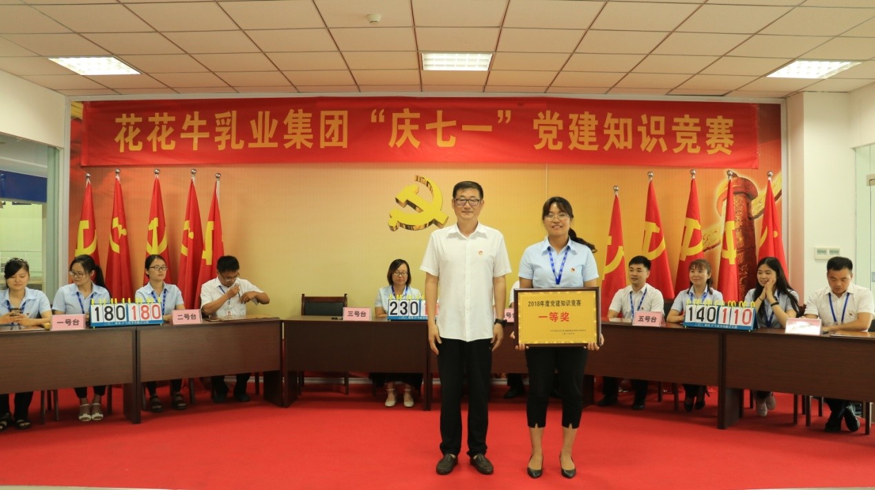 知識競賽爭先鋒 比學趕超展風采 —— 花花牛乳業集團黨委舉辦慶 “七一”黨建知識競賽 知識競賽爭先鋒 比學趕超展風采 —— 花花牛乳業集團黨委舉辦慶 “七一”黨建知識競賽